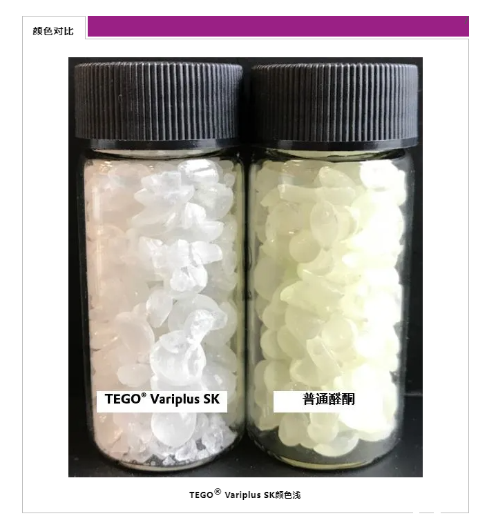 TEGO Variplus SK,醛酮树脂,溶剂型涂料和油墨的硬树脂